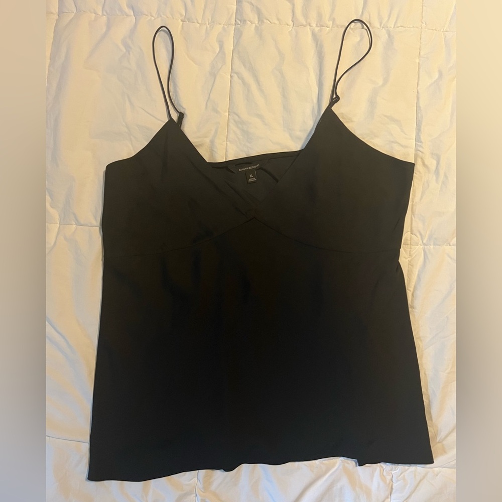 Banana Republic black silky camisole
